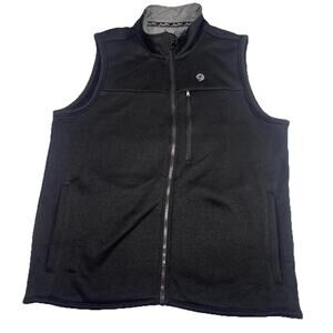 George Straight Collection Knit Vest Men’s Size L Black Cowboy Western Rodeo Dad